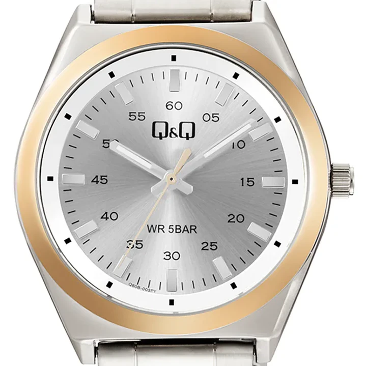 Reloj Q&Q By Citizen Hombre Metal Análogo Q80B-003PY 2