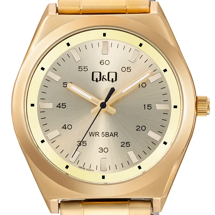 Reloj Q&Q By Citizen Hombre Metal Análogo Q80B-004PY 2