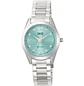 Reloj Q&Q Análogo Plateado Brillos Turquesa Q82B-004PY - Miniatura 1