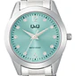 Reloj Q&Q Análogo Plateado Brillos Turquesa Q82B-004PY - Miniatura 2