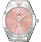 Reloj Q&Q Análogo Plateado Brillos Rosado Q83B-002PY - Miniatura 2