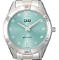 Reloj Q&Q Análogo Plateado Brillos Turquesa Q83B-003PY - Miniatura 2