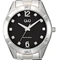 Reloj Q&Q Análogo Plateado Brillos Negro Q83B-006PY - Miniatura 2