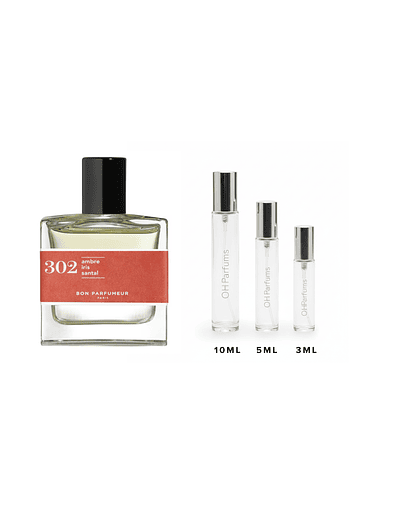Bon Parfumeur - 302 (amber, iris, sandalwood) Decant