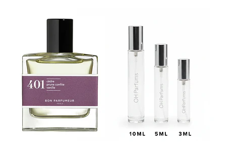 Bon Parfumeur - 401 (cedar, candied plum, vanilla) Decant