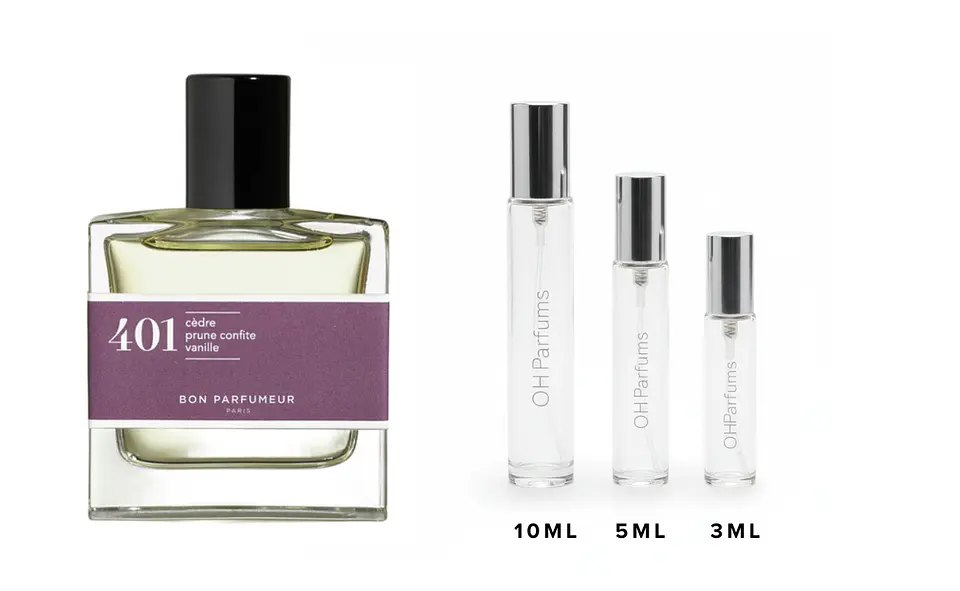 Bon Parfumeur - 401 (cedar, candied plum, vanilla) Decant 1