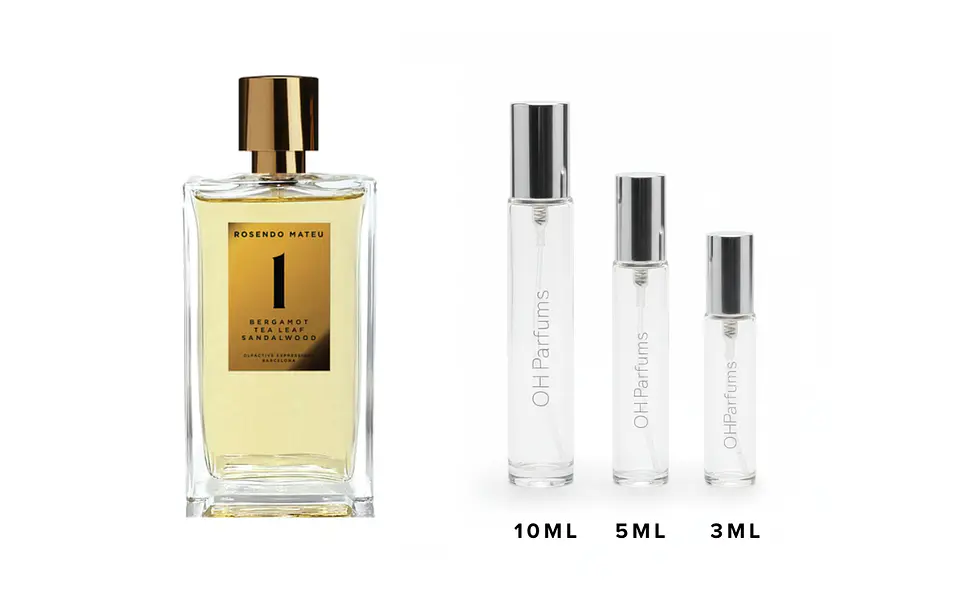 Rosendo Mateu - N°1 (Bergamot, Tea Leaf, Sandalwood) Decant 1