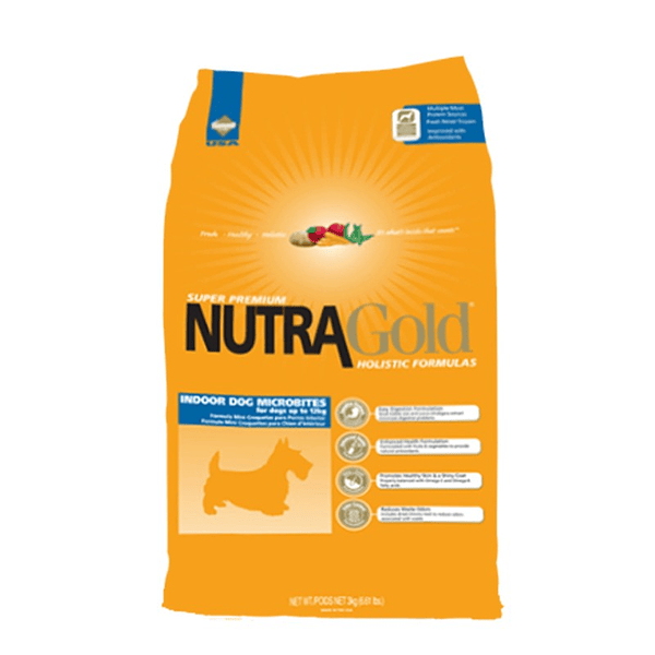 NUTRAGOLD INDOOR ADULT DOG MICROBITES 