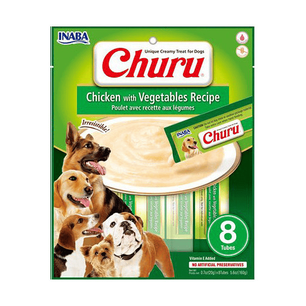 DOG CHURU 8P POLLO CON VEGETALES