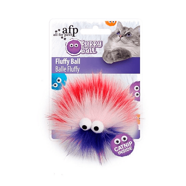 AFP FURRY BALL FLUFFY BALL ROJO