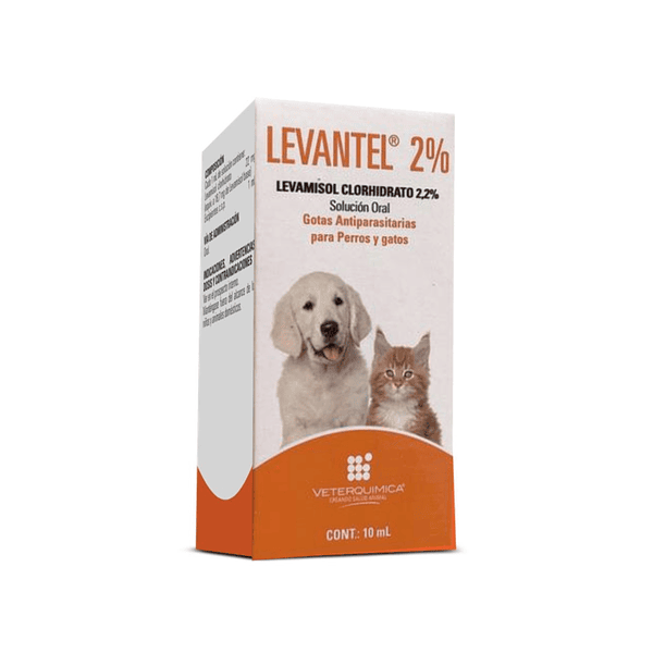 Levantel Gotas Antiparasitario Perros Gatos 10ml