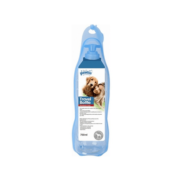 BOTELLA BEBEDERA PAWISE PARA PERROS 500ML