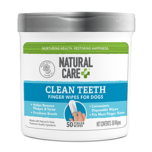 Natural Care+ · Clean teeth finger wipes (50 wipes)