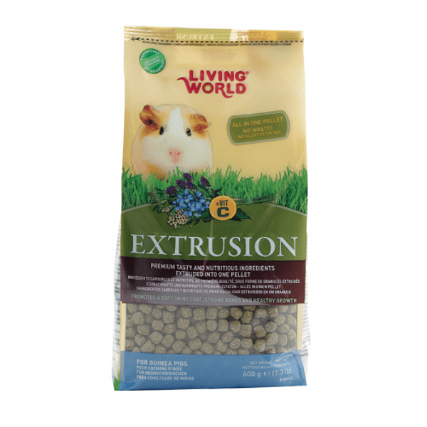 LIVING WORLD ALIMENTO EXTRUIDO CUY 600GR