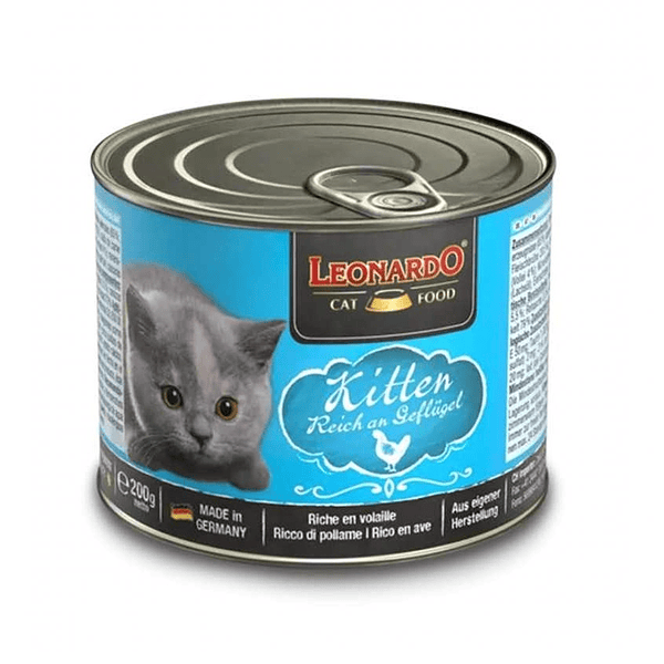 Leonardo alimento húmedo kitten sabor pollo 200GR