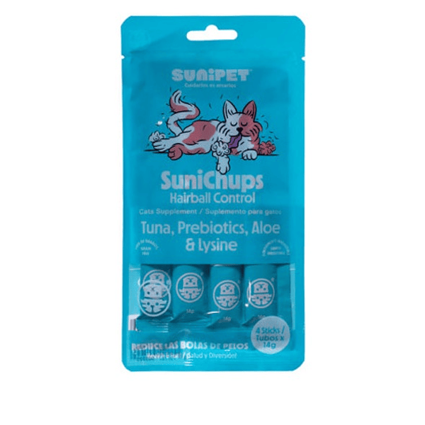 Sunichups hairball control tuna para gatos