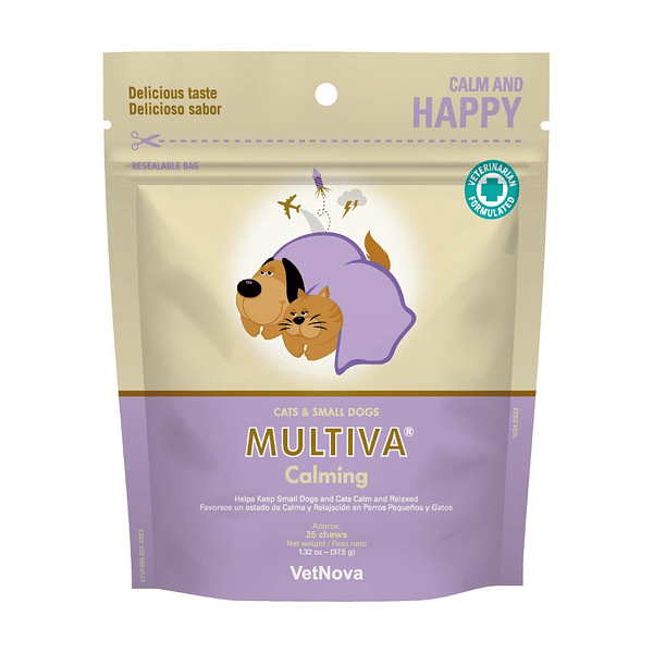 MULTIVA CALMING PARA GATOS Y PERROS PEQUEÑOS