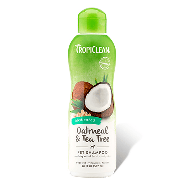 TROPICLEAN OATMEAL AND TEA TREE SHAMPOO