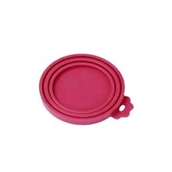 TAPA SILICONA PARA LATAS FUCSIA