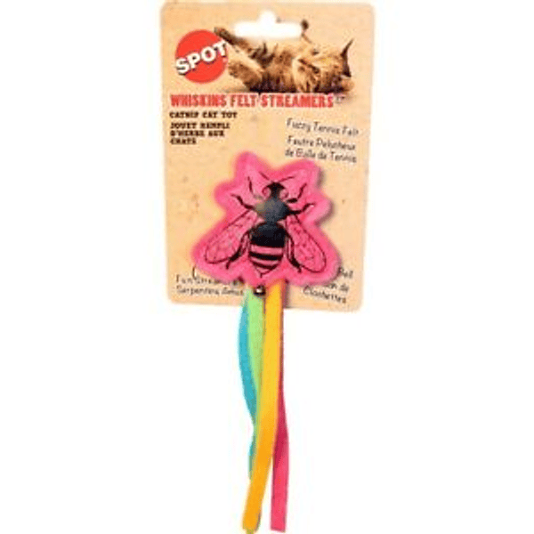 SPOT CATNIP TOY WHISKINS INSECTO CON COLA 52035