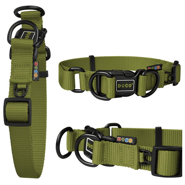 DOCO COLLAR DD PERRO VERDE LIMA S7MEDIUM