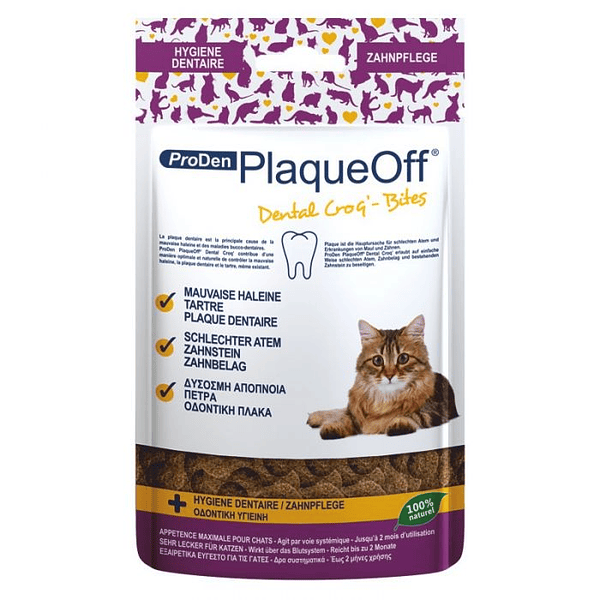 PlaqueOff Bites 60gr para gatos