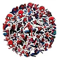Spiderman - Set De 50 Stickers / Calcomanias / Pegatinas - Miniatura 1