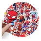 Spiderman - Set De 50 Stickers / Calcomanias / Pegatinas - Miniatura 6