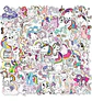 Unicornios - Set De 50 Stickers / Calcomanias - Miniatura 3
