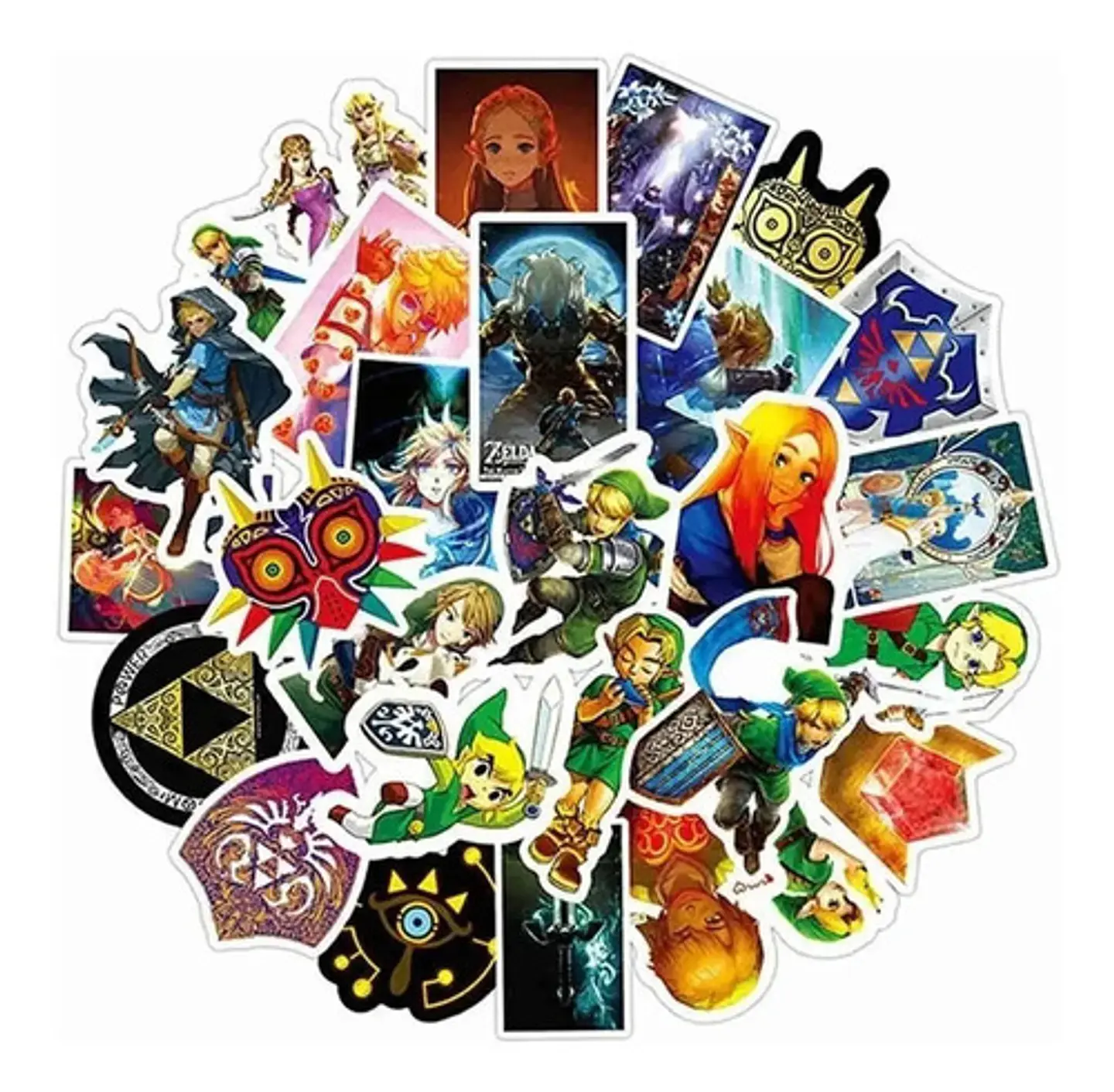 Zelda - Set De 50 Stickers / Calcomanias 1
