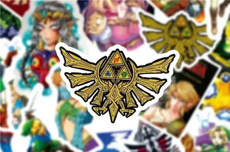 Zelda - Set De 50 Stickers / Calcomanias 4