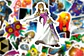 Zelda - Set De 50 Stickers / Calcomanias - Miniatura 5