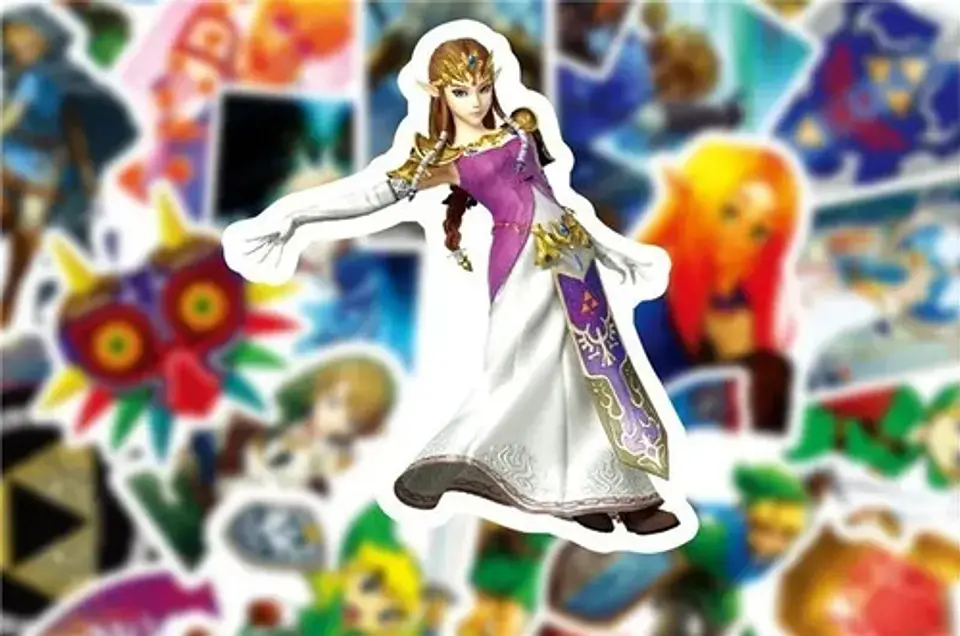 Zelda - Set De 50 Stickers / Calcomanias 5