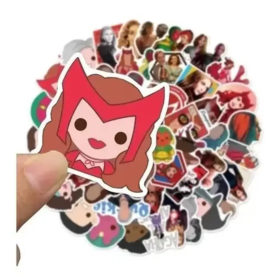 Wanda Visión - Marvel - Set De 50 Stickers / Calcomanías 4