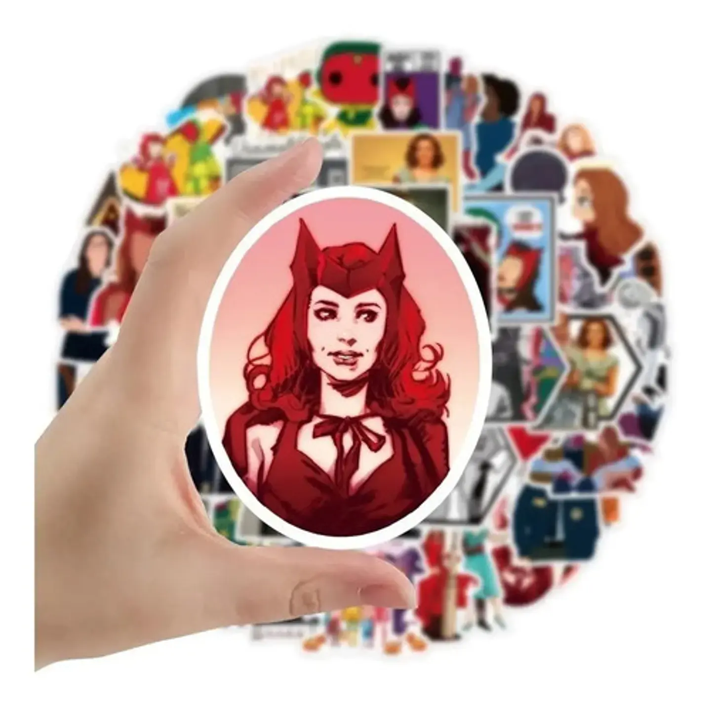 Wanda Visión - Marvel - Set De 50 Stickers / Calcomanías 5