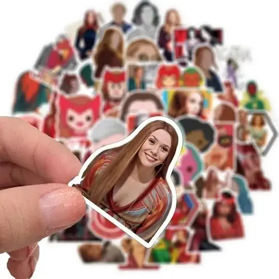 Wanda Visión - Marvel - Set De 50 Stickers / Calcomanías 9