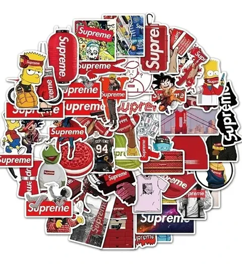 Supreme - Set De 50 Stickers / Calcomanias / Pegatinas