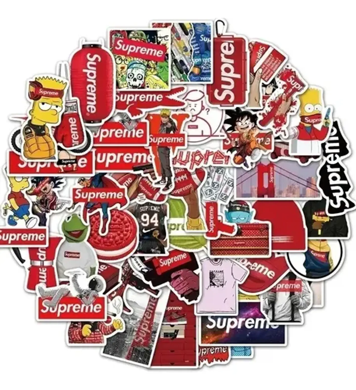 Supreme - Set De 50 Stickers / Calcomanias / Pegatinas 1