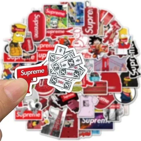 Supreme - Set De 50 Stickers / Calcomanias / Pegatinas