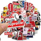Supreme - Set De 50 Stickers / Calcomanias / Pegatinas - Miniatura 3