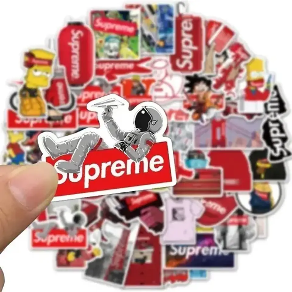 Supreme - Set De 50 Stickers / Calcomanias / Pegatinas 3