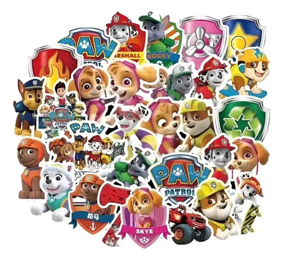 Patrulla Canina - Set De 50 Stickers / Calcomanias 1