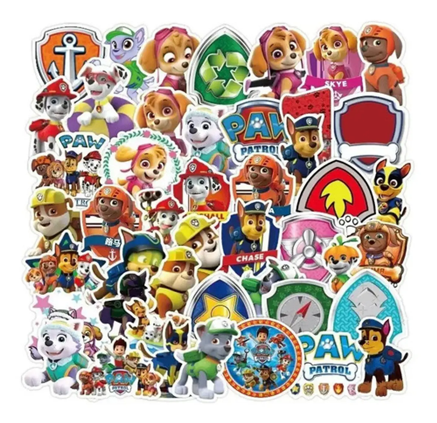 Patrulla Canina - Set De 50 Stickers / Calcomanias 3