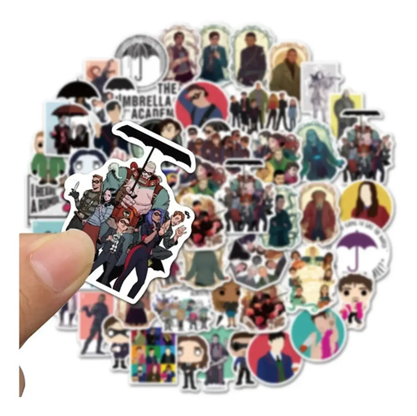 The Umbrella Academy - Set De 50 Stickers / Calcomanias 5