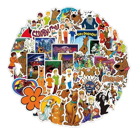 Scooby Doo - Set De 50 Stickers / Calcomanias / Pegatinas