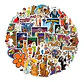 Scooby Doo - Set De 50 Stickers / Calcomanias / Pegatinas - Miniatura 1