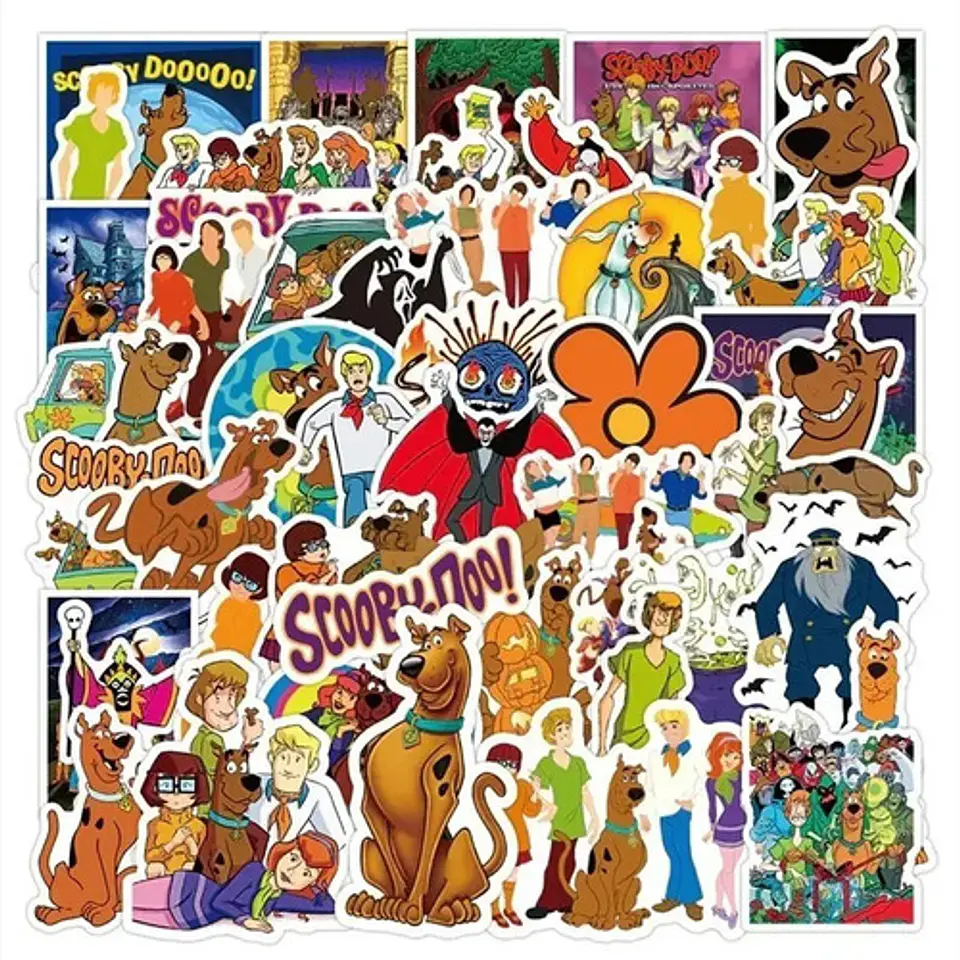 Scooby Doo - Set De 50 Stickers / Calcomanias / Pegatinas 3