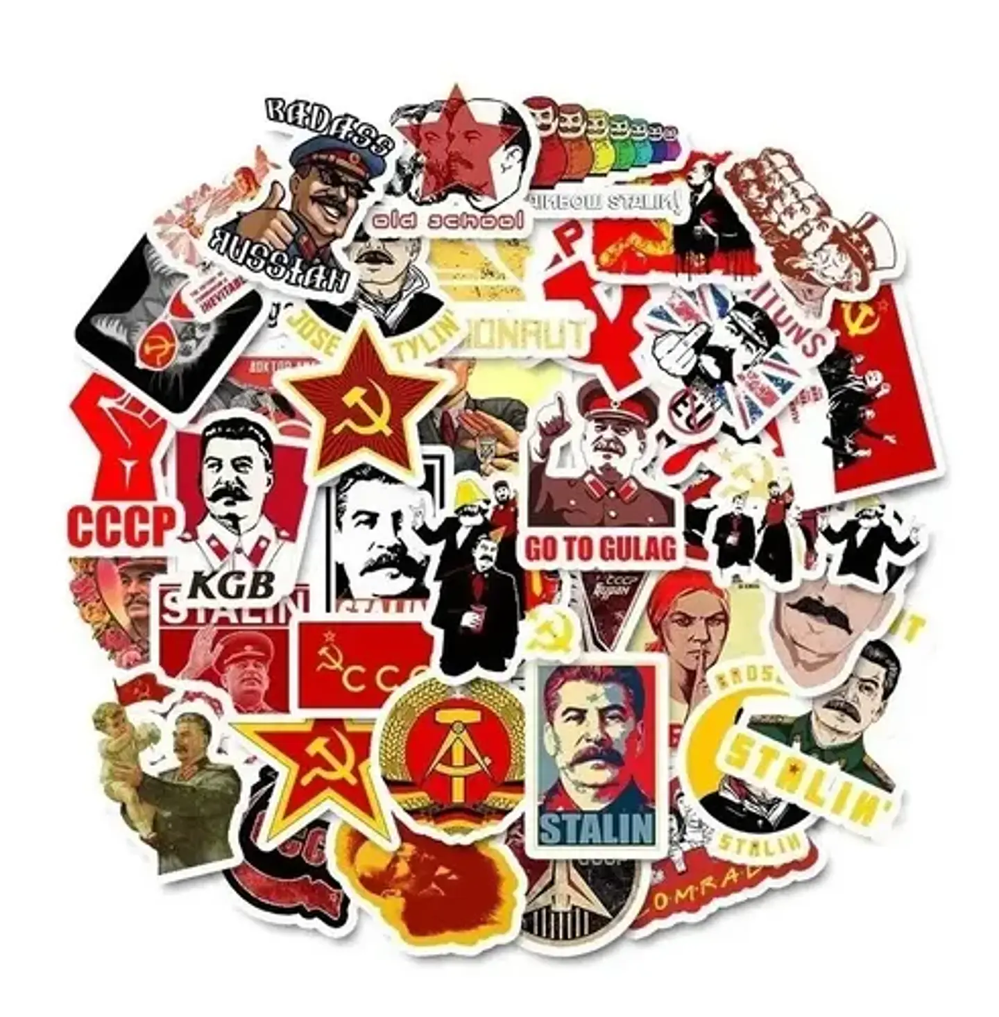 La Unión Soviética - Set De 50 Stickers / Calcomanias 1