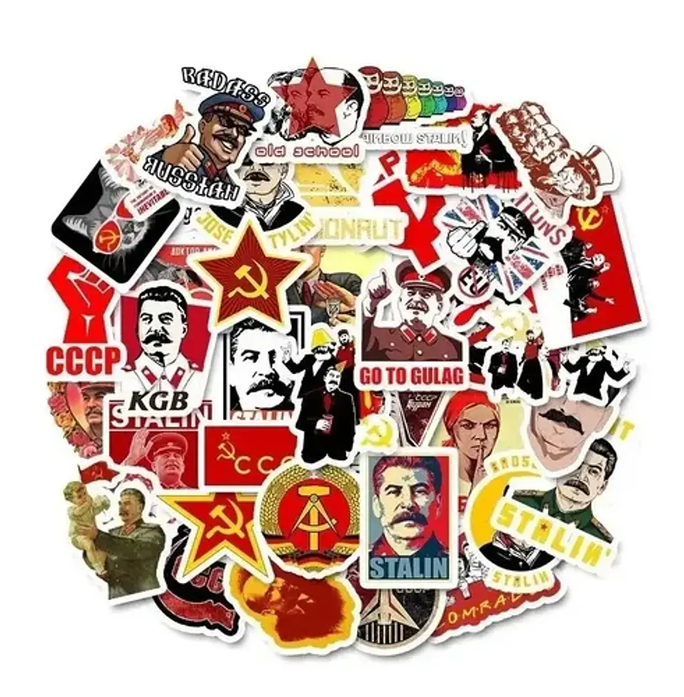 La Unión Soviética - Set De 50 Stickers / Calcomanias 1