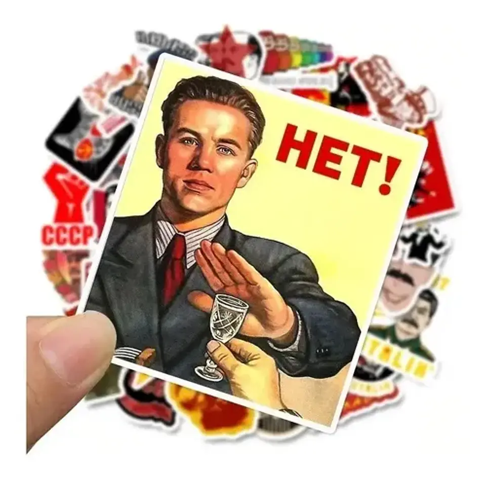 La Unión Soviética - Set De 50 Stickers / Calcomanias 2